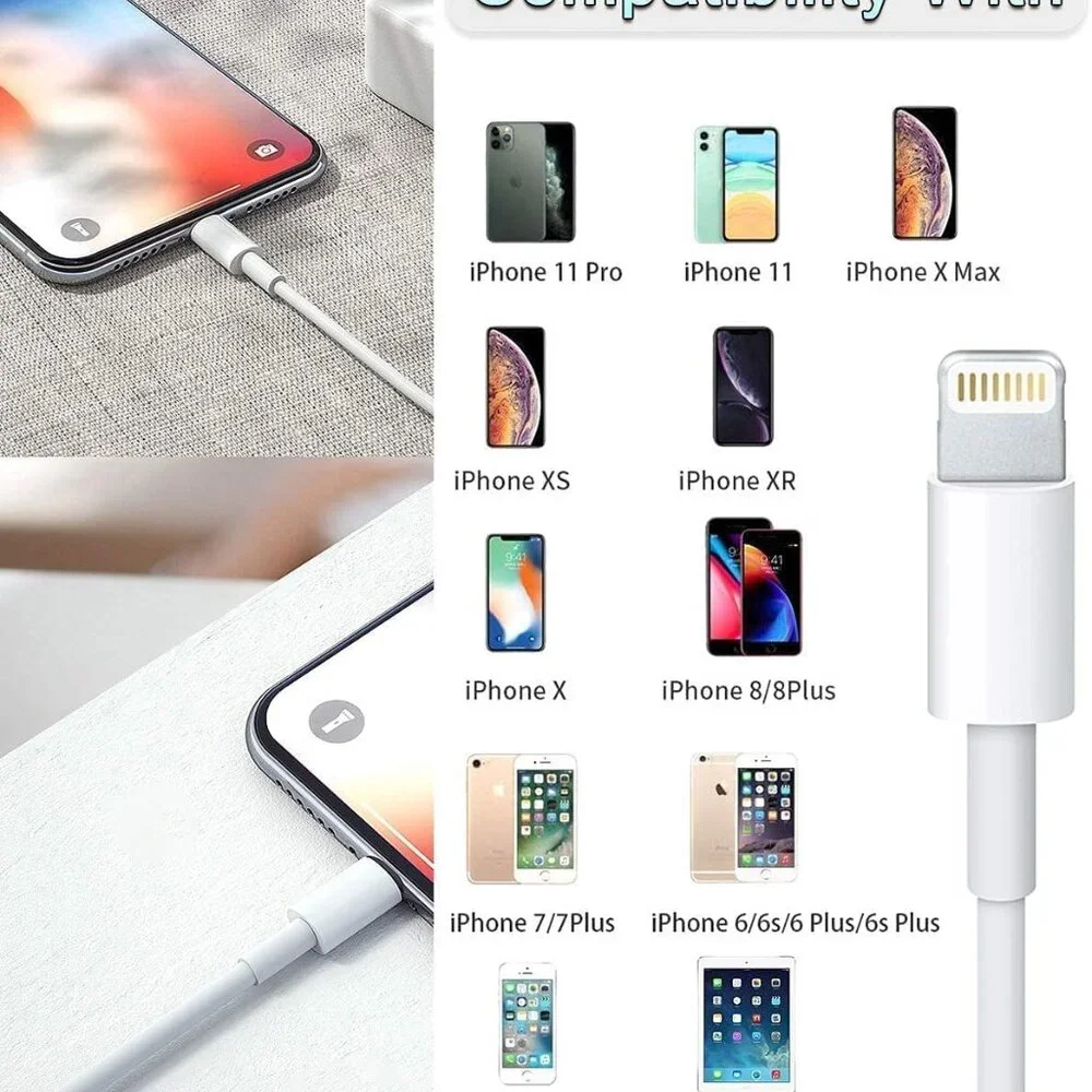 New 4 Pack iphone Charging Cables